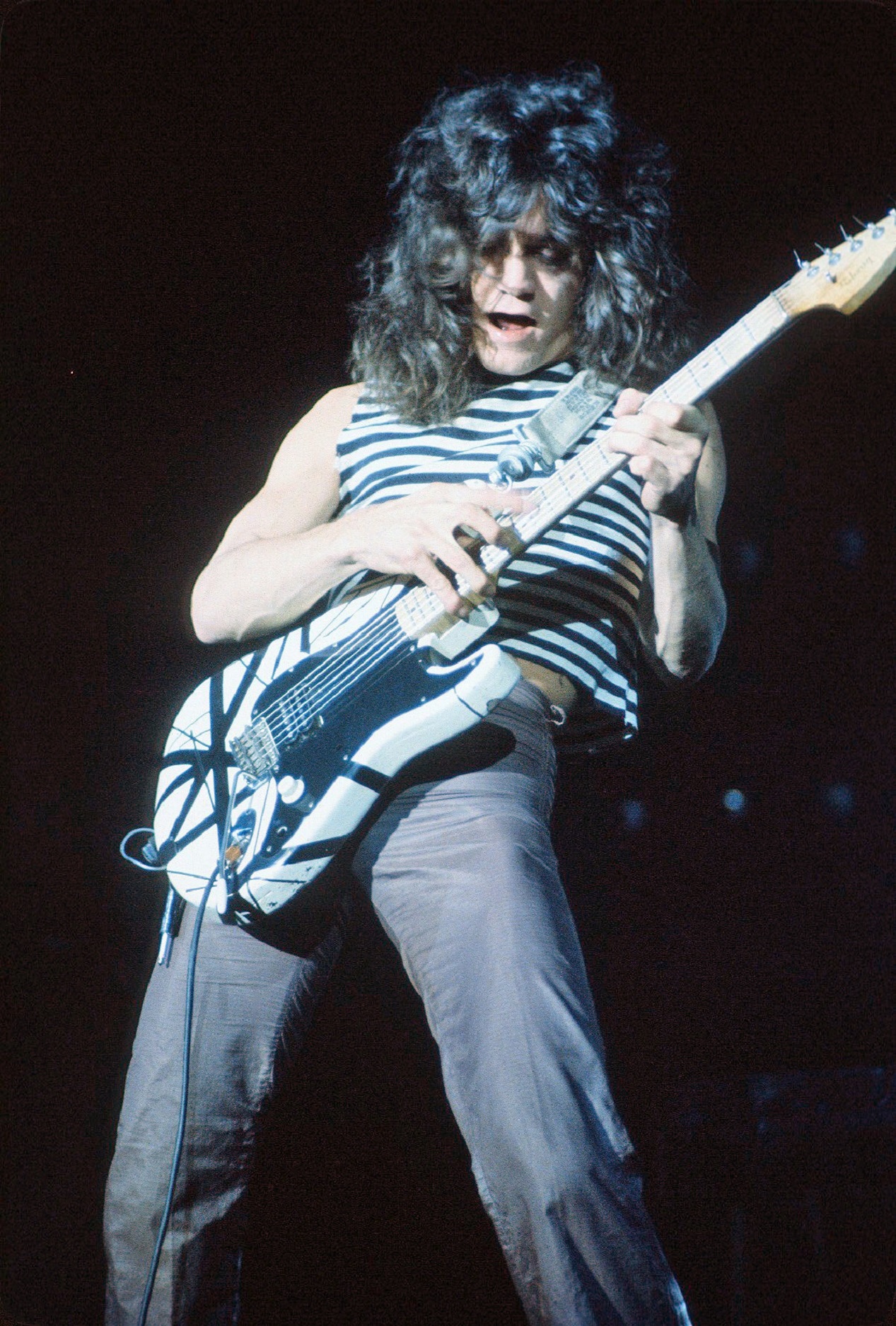 Le fondateur et guitariste du groupe Van Halen : Eddie Van Halen