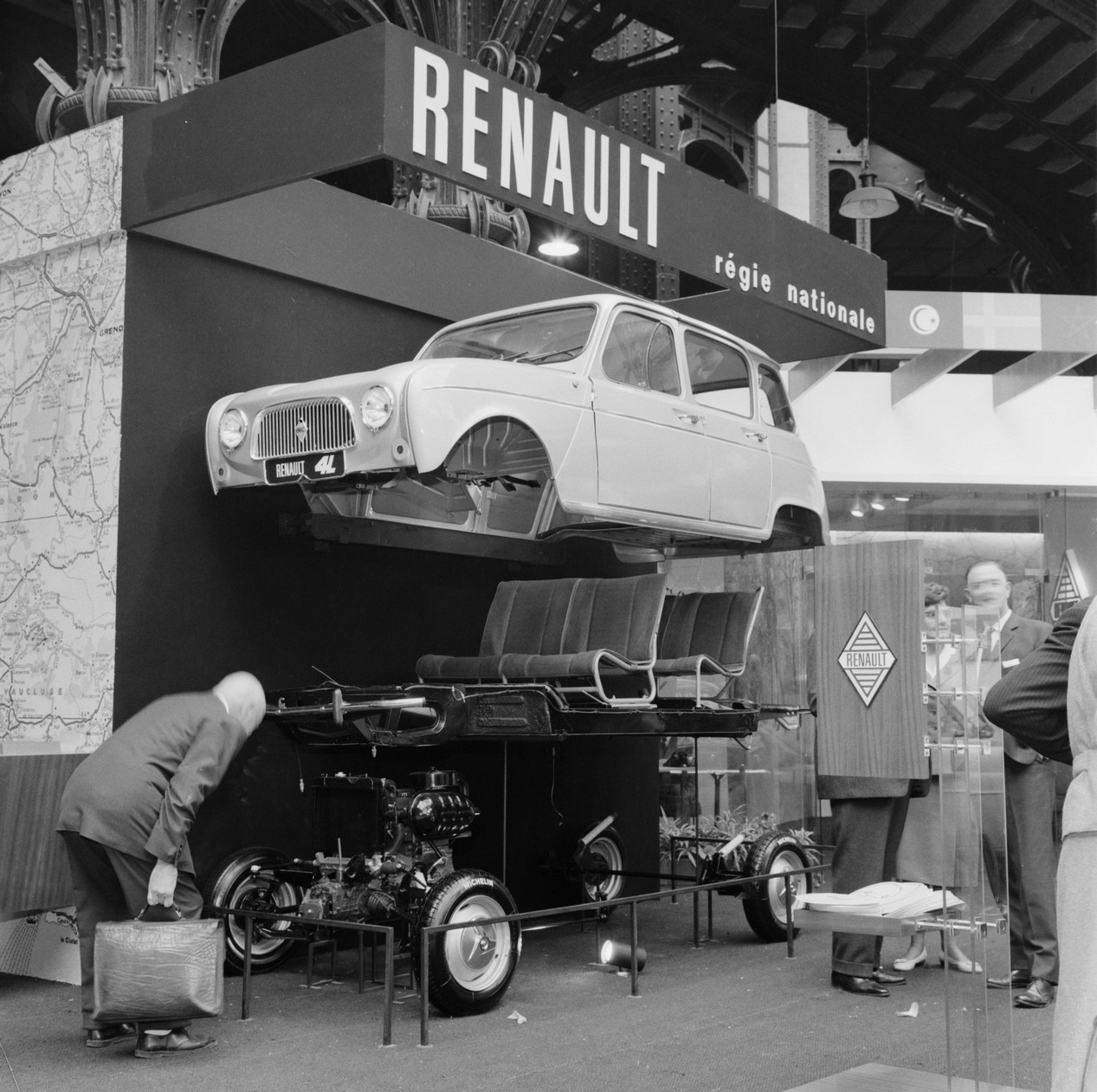 1961 Renault 4 Salon de lAutomobile de Paris - Vintage