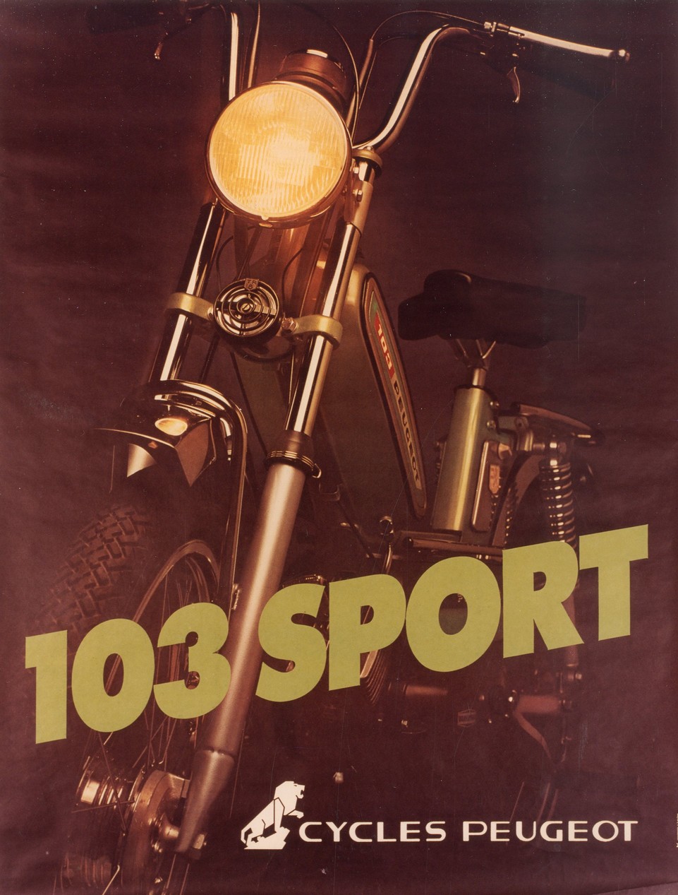 Peugeot Motocycles visuel ancienne publicite 14 - Vintage