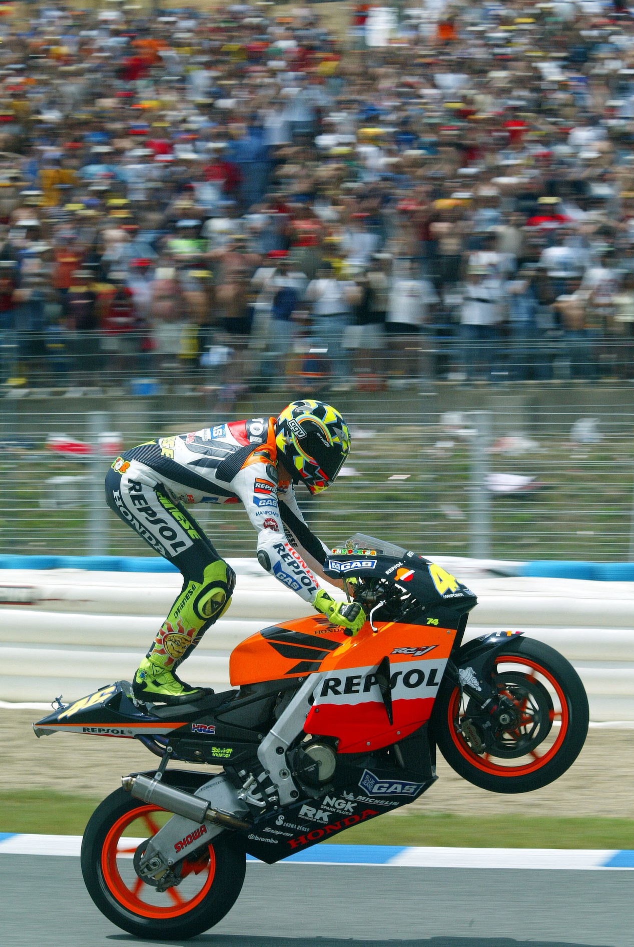 Valentino Rossi champion du monde de moto de vitesse