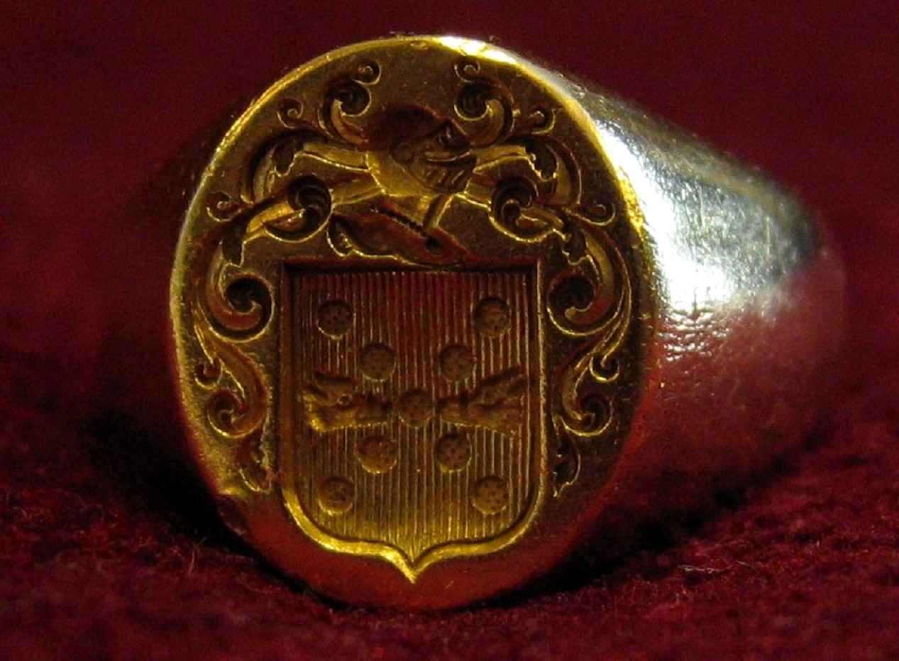 Baronnet signet ring - Vintage