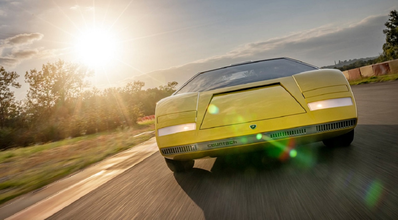 Lamborghini Countach concept LP500 de 1971 couleur jaune