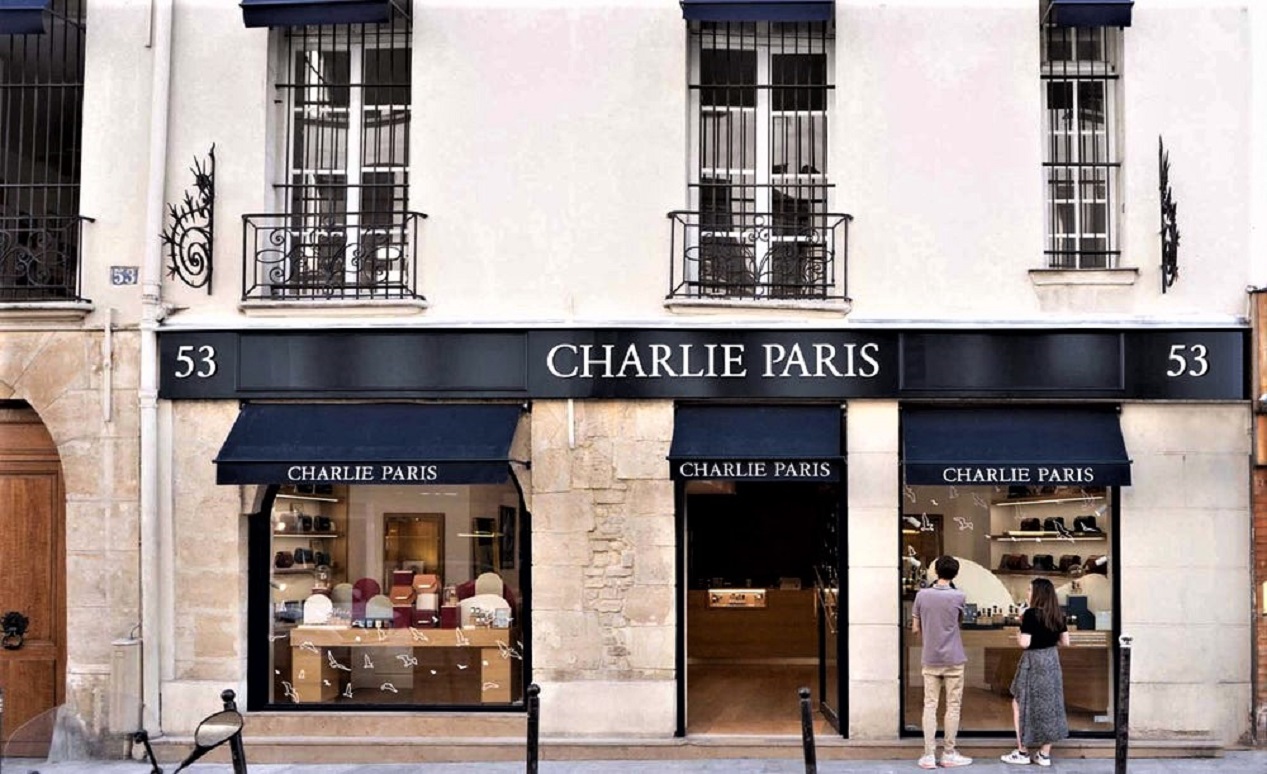 Façade de la boutique Charlie Paris