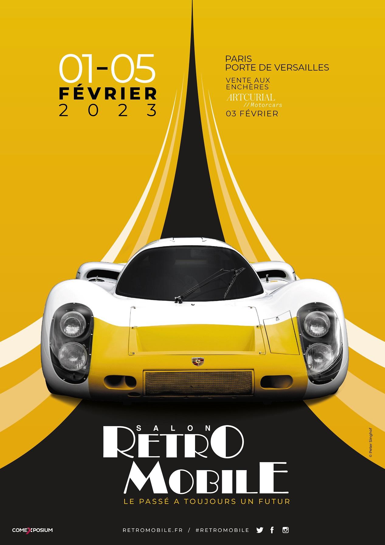 Affiche Retromobile 2023 mv - Vintage