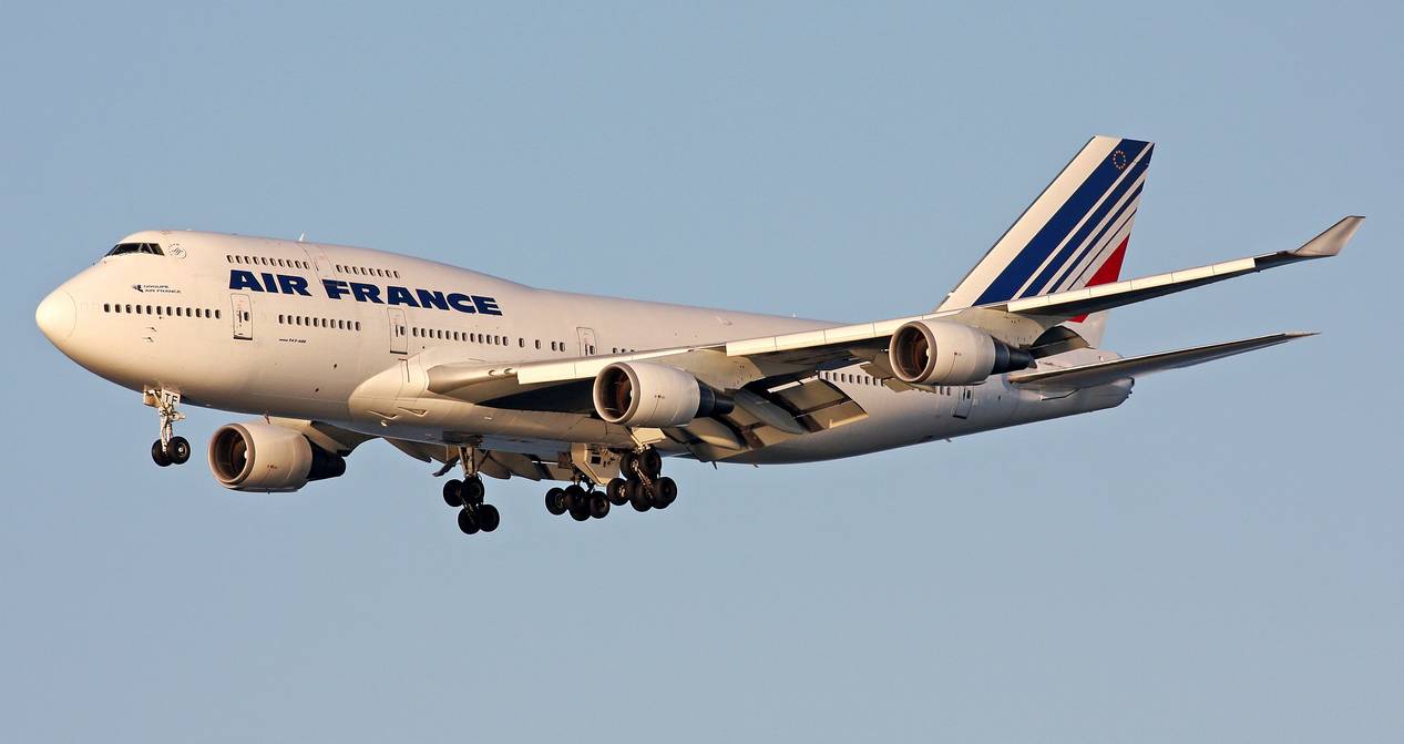 boeing 747 air france resize - Vintage